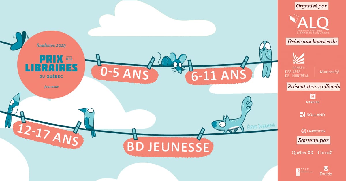 Voici les finalistes du Prix jeunesse des libraires