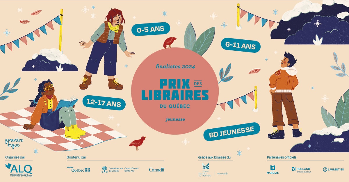 Les finalistes du Prix des libraires jeunesse 2024