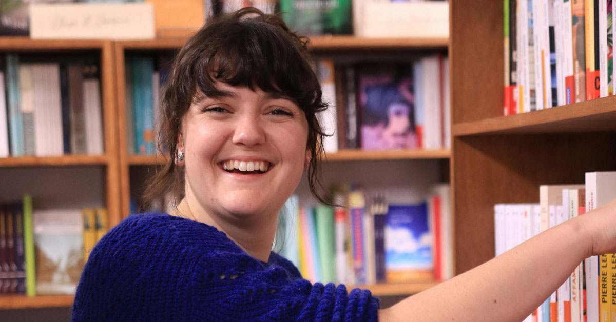 Libraire en vedette : Léonie Boudreault Libraire en vedette : Léonie Boudreault