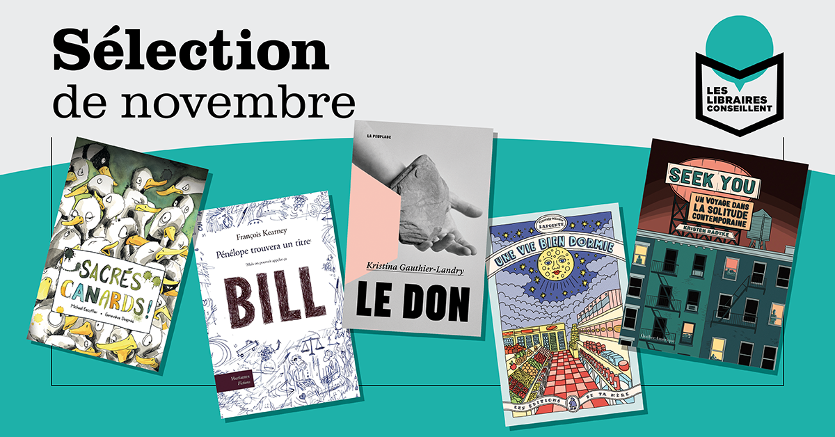 Les libraires conseillent : novembre 2024 Les libraires conseillent : novembre 2024
