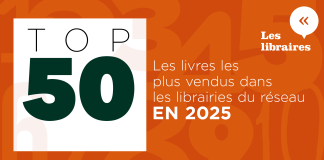Les 50 titres les plus vendus dans le réseau Les libraires en 2025